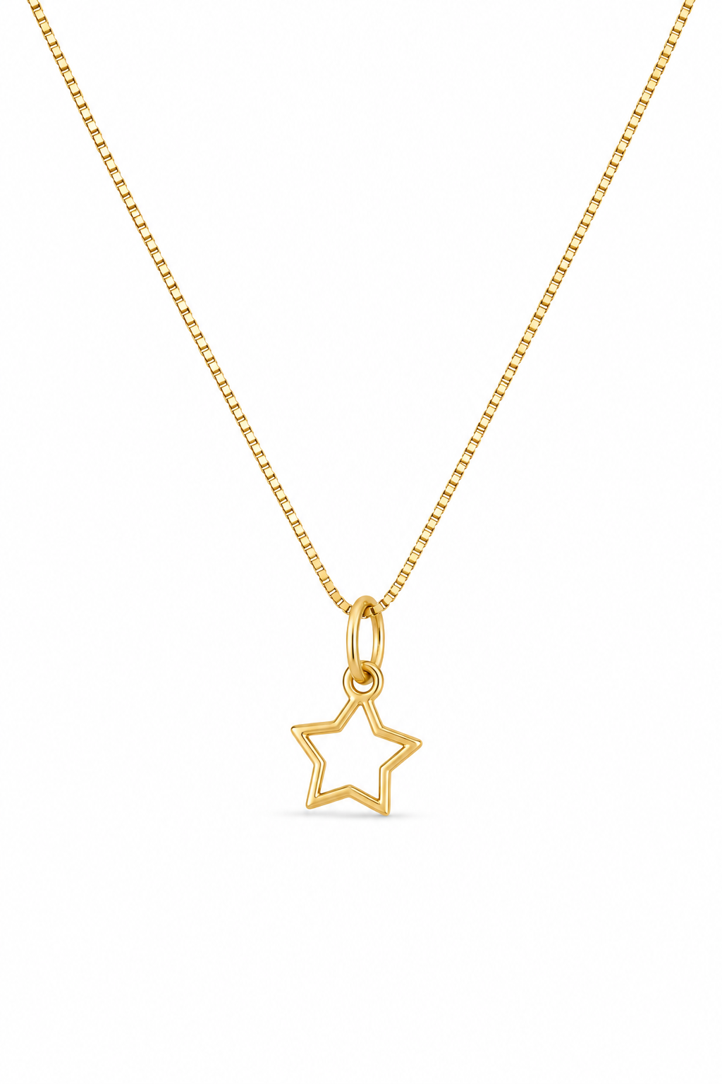 Colar Estrelar em Ouro 18K 45cm