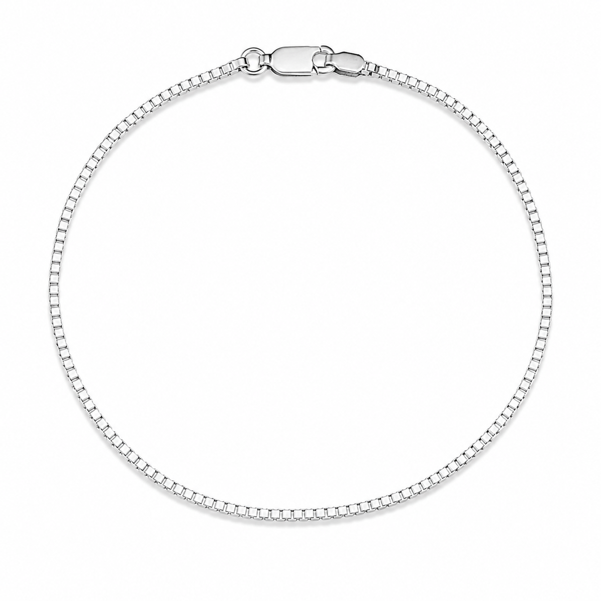 Pulseira Veneziana em Prata 925 21 cm