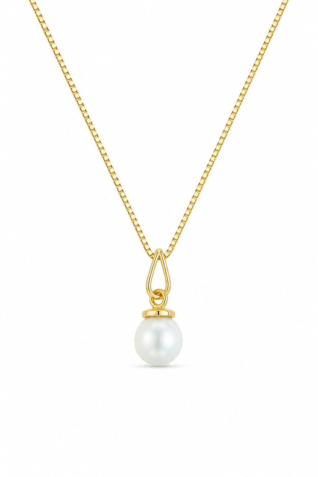 Colar Pérola Mini em Ouro 18K 45cm