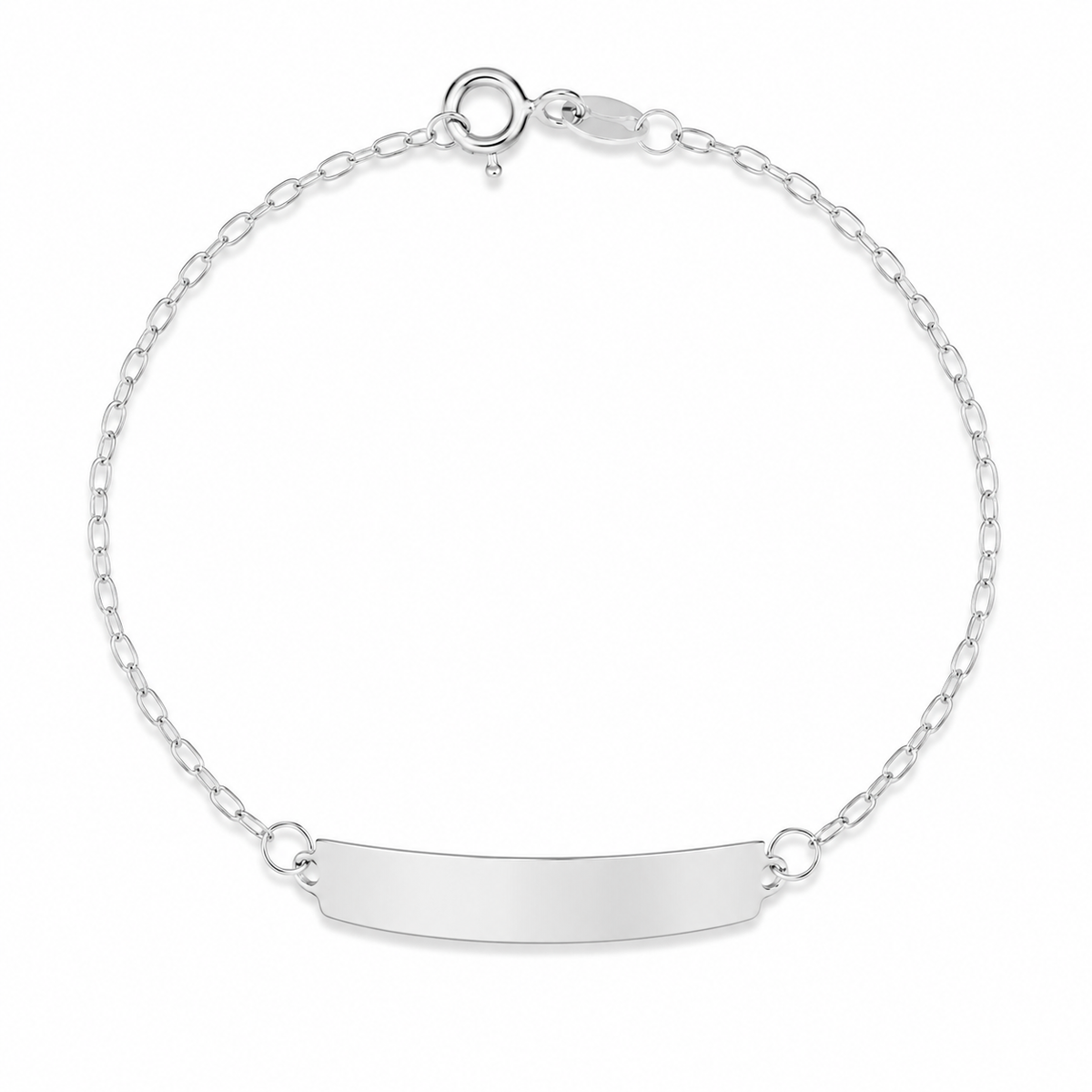 Pulseira Chapinha Classic I em Prata 925 14cm