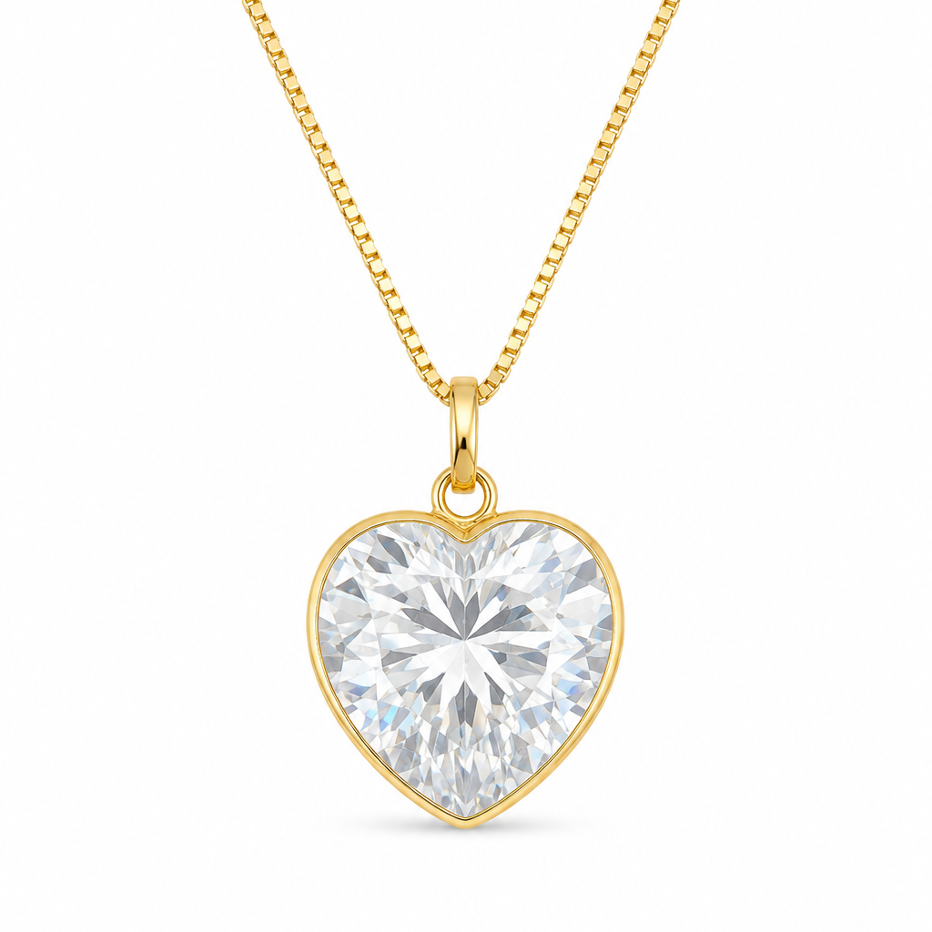 Colar Life Cristal Plus em Ouro 18K com Zircônias 45cm