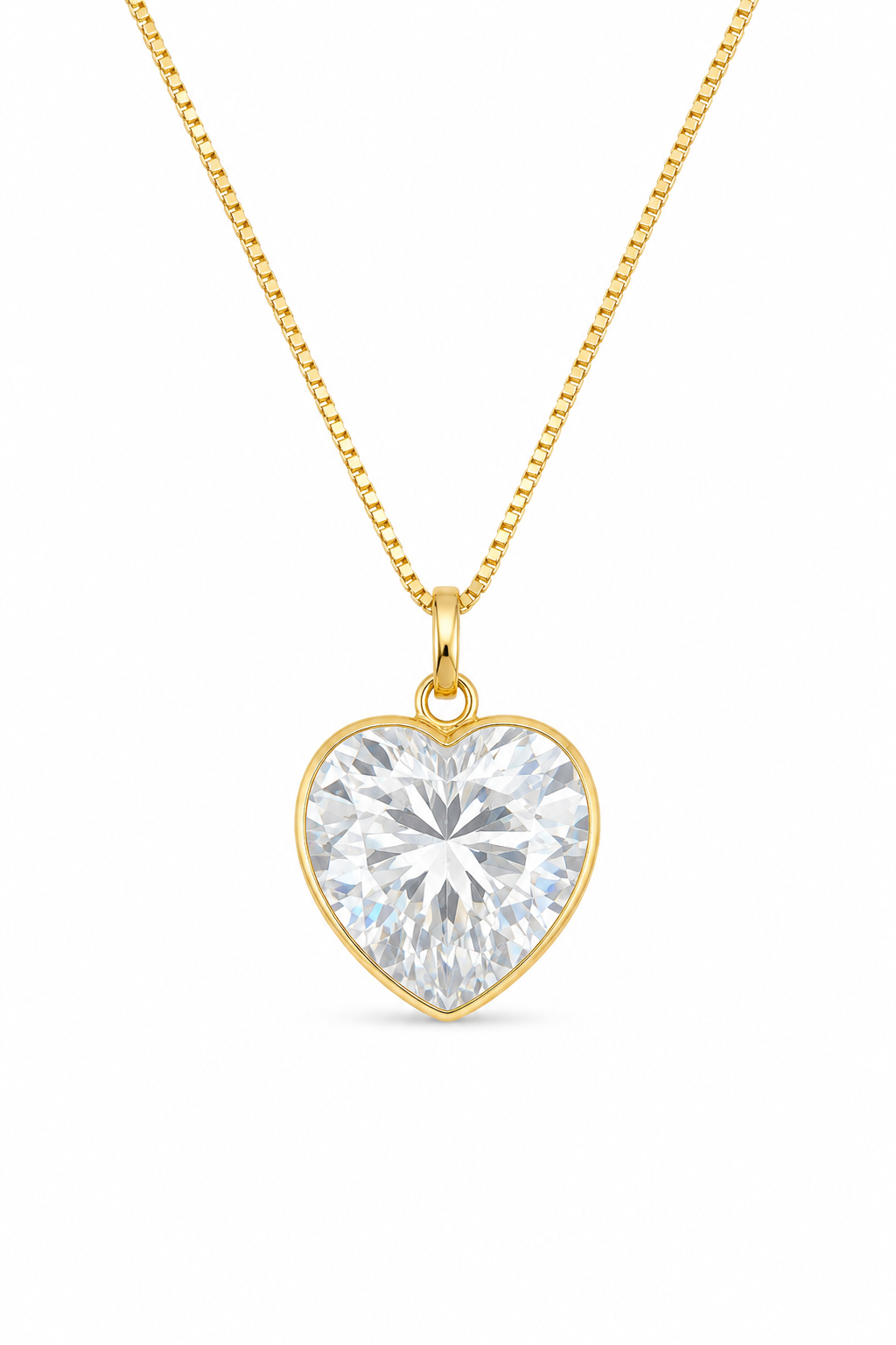 Colar Life Cristal Plus em Ouro 18K com Zircônias 45cm