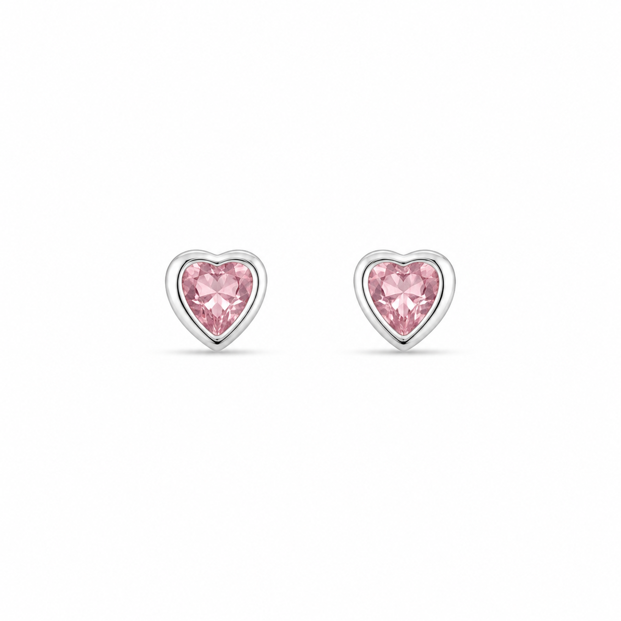 Brinco Ligth Rosé Mini Prata 925 com Zircônias