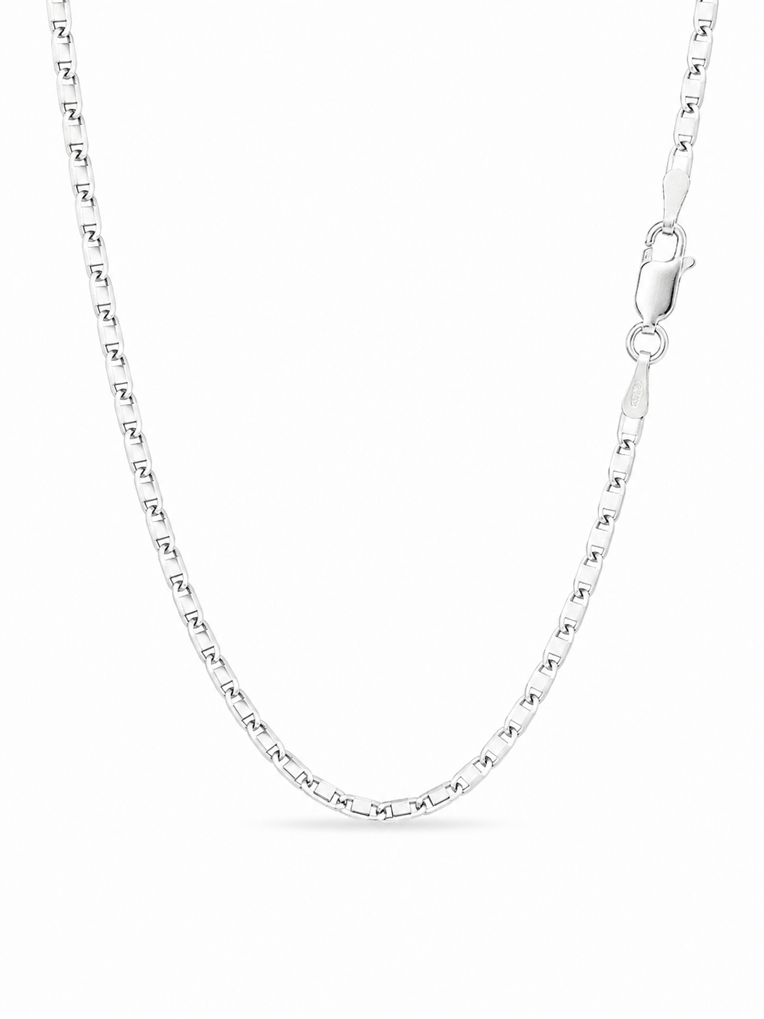 Corrente Piastrine Prata 925 60 cm