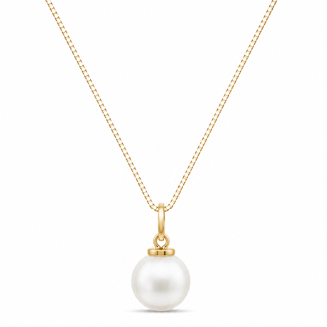 Colar Pérola Mini em Ouro 18K 45cm