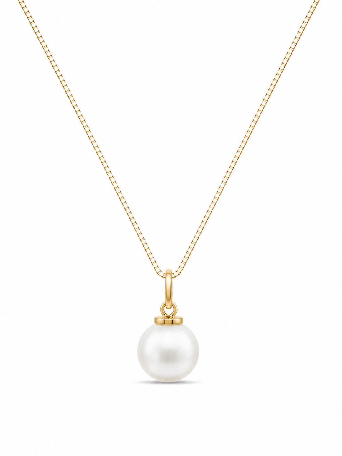 Colar Pérola Mini em Ouro 18K 45cm