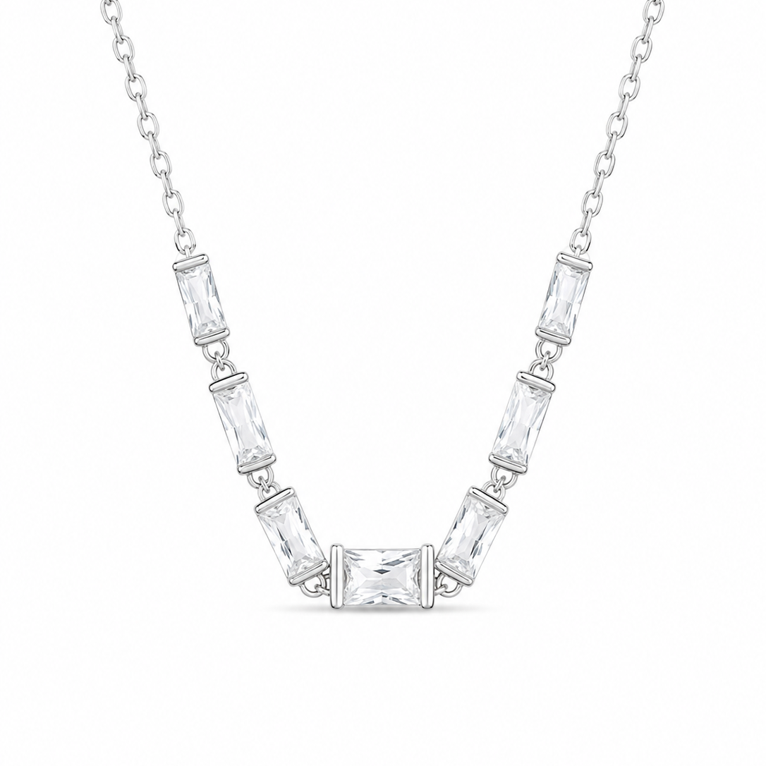 Colar Allure em Prata 925 com Zircônias 45cm