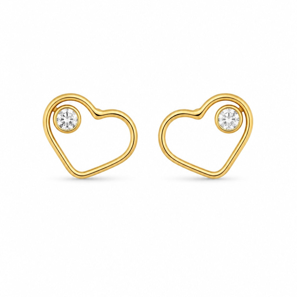 Brinco Diore Ouro 18K Gema em Zircônia