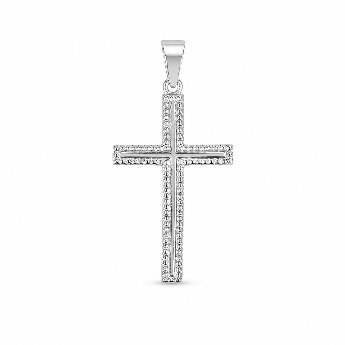 Pingente Religioso Cruz em Prata 925