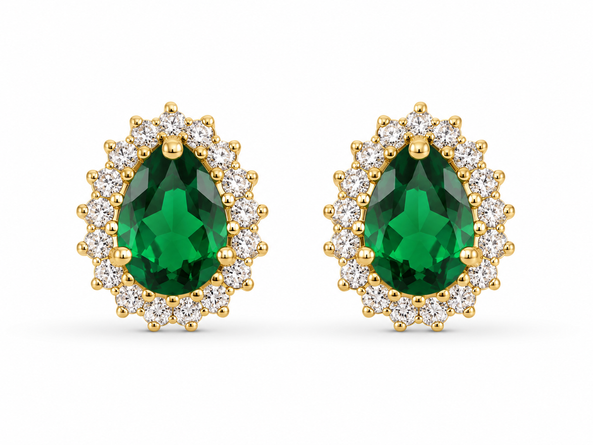 Brinco Alquimia Ouro 18K com Gemas em Zircônia