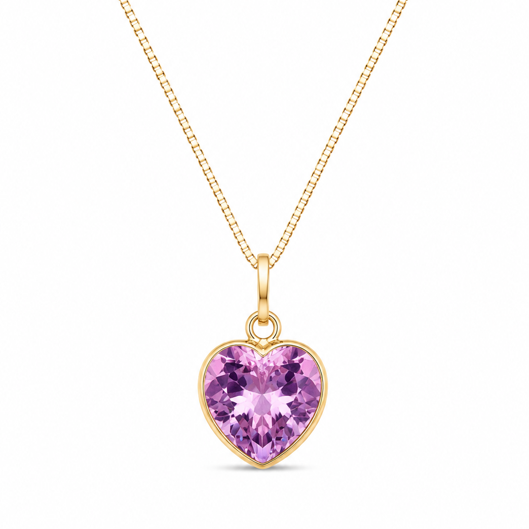 Colar Life Rosé em Ouro 18K com Zircônias 45cm