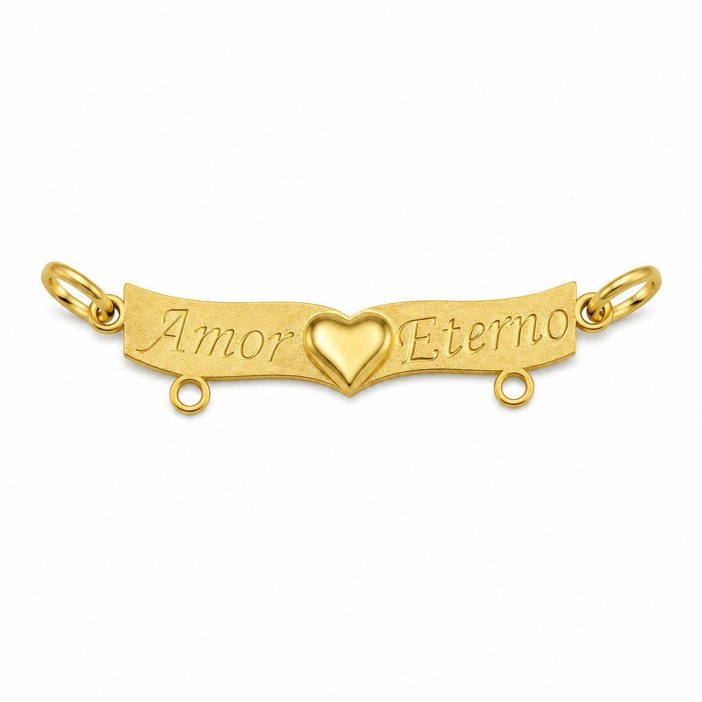 Pingente Canga Amor Eterno em Ouro 18k