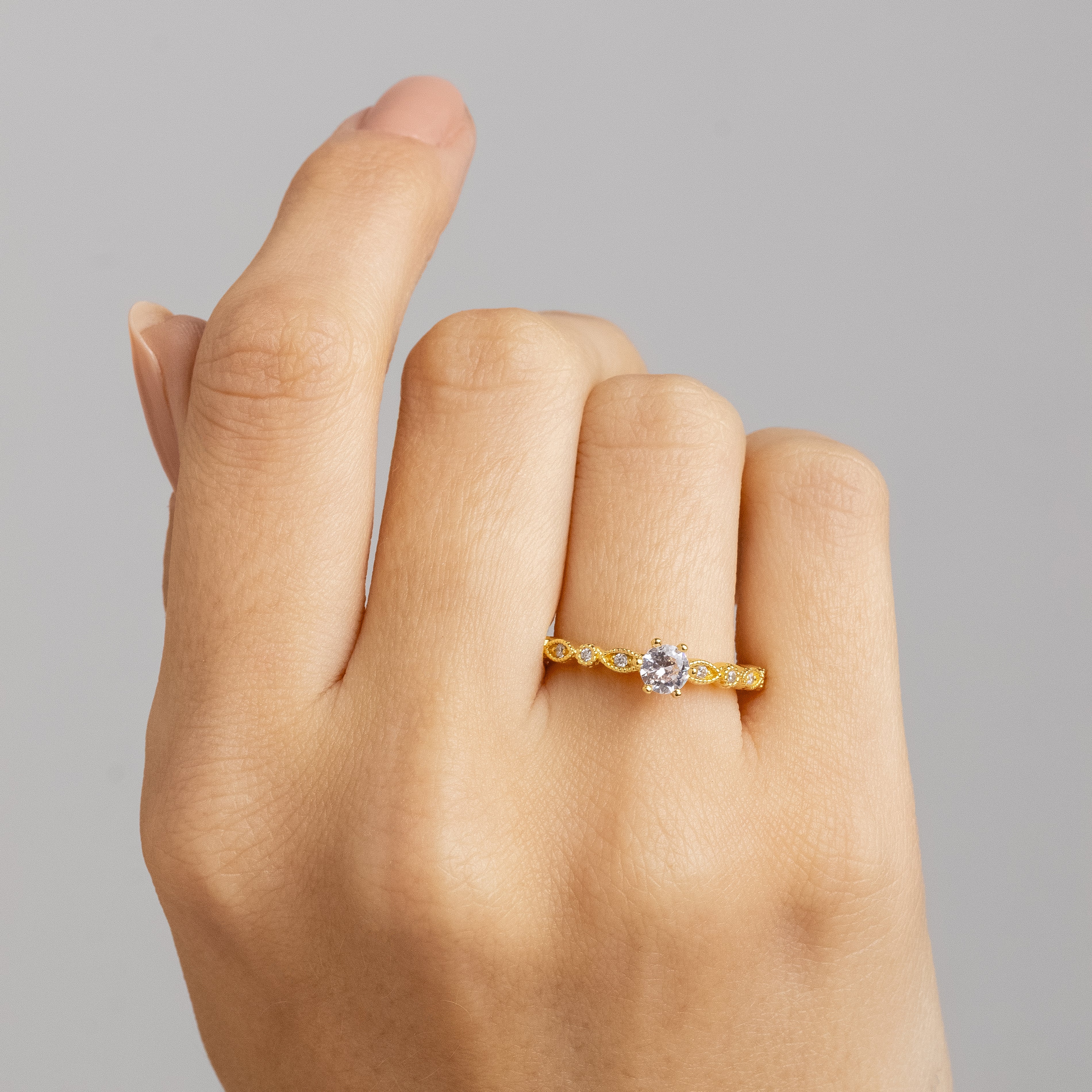 Anel Agatha Plus Ouro 18K