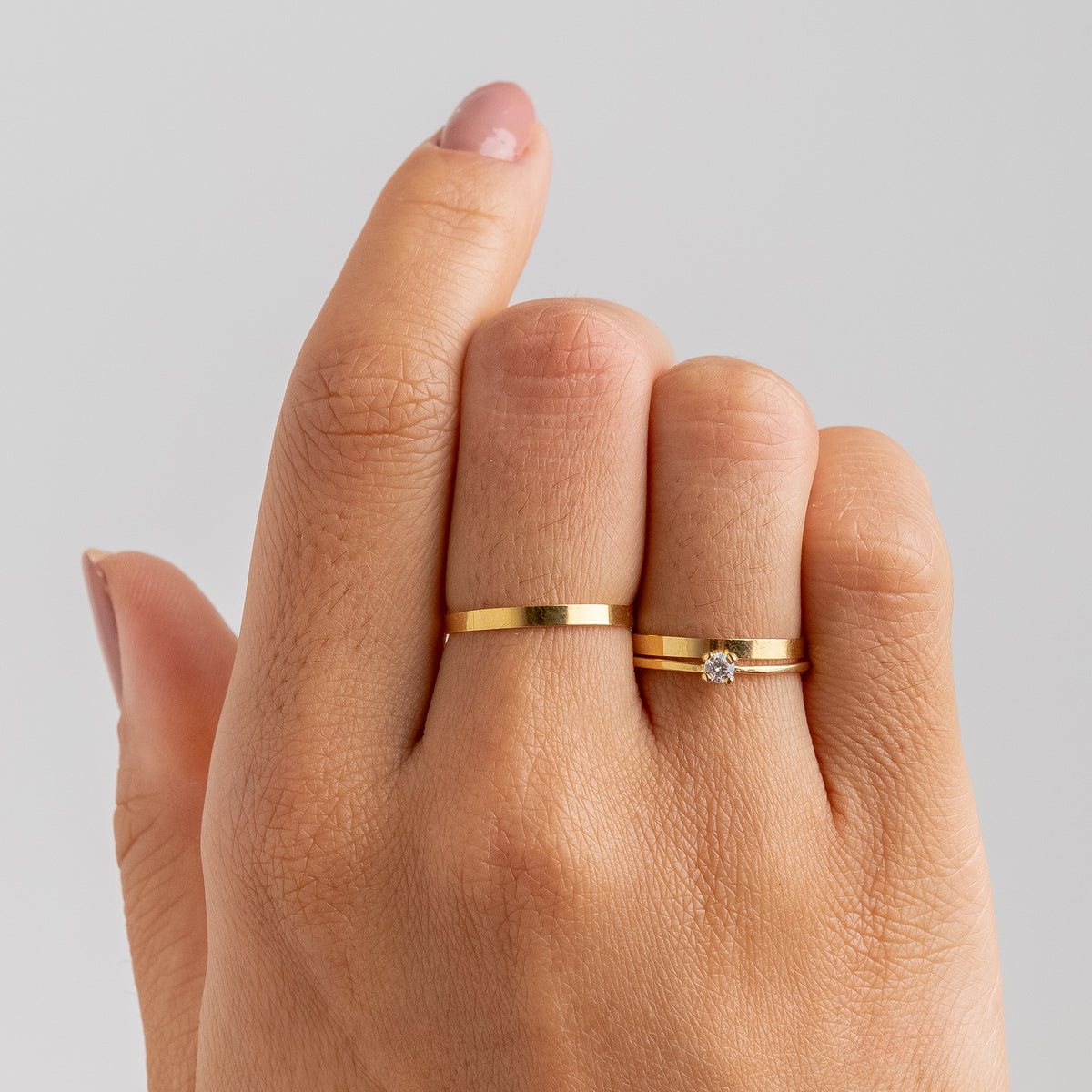Alianças de Casamento Nobre Ouro 10K 2mm + Anel Brinde