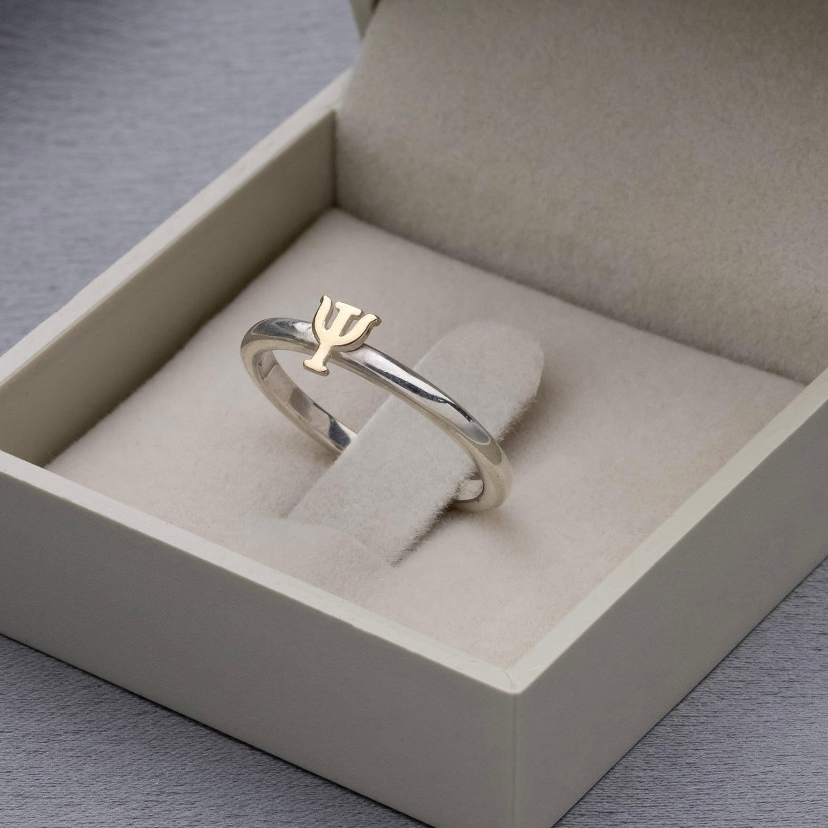 Anel Formações Prata 950 com Aplique em Ouro 18K