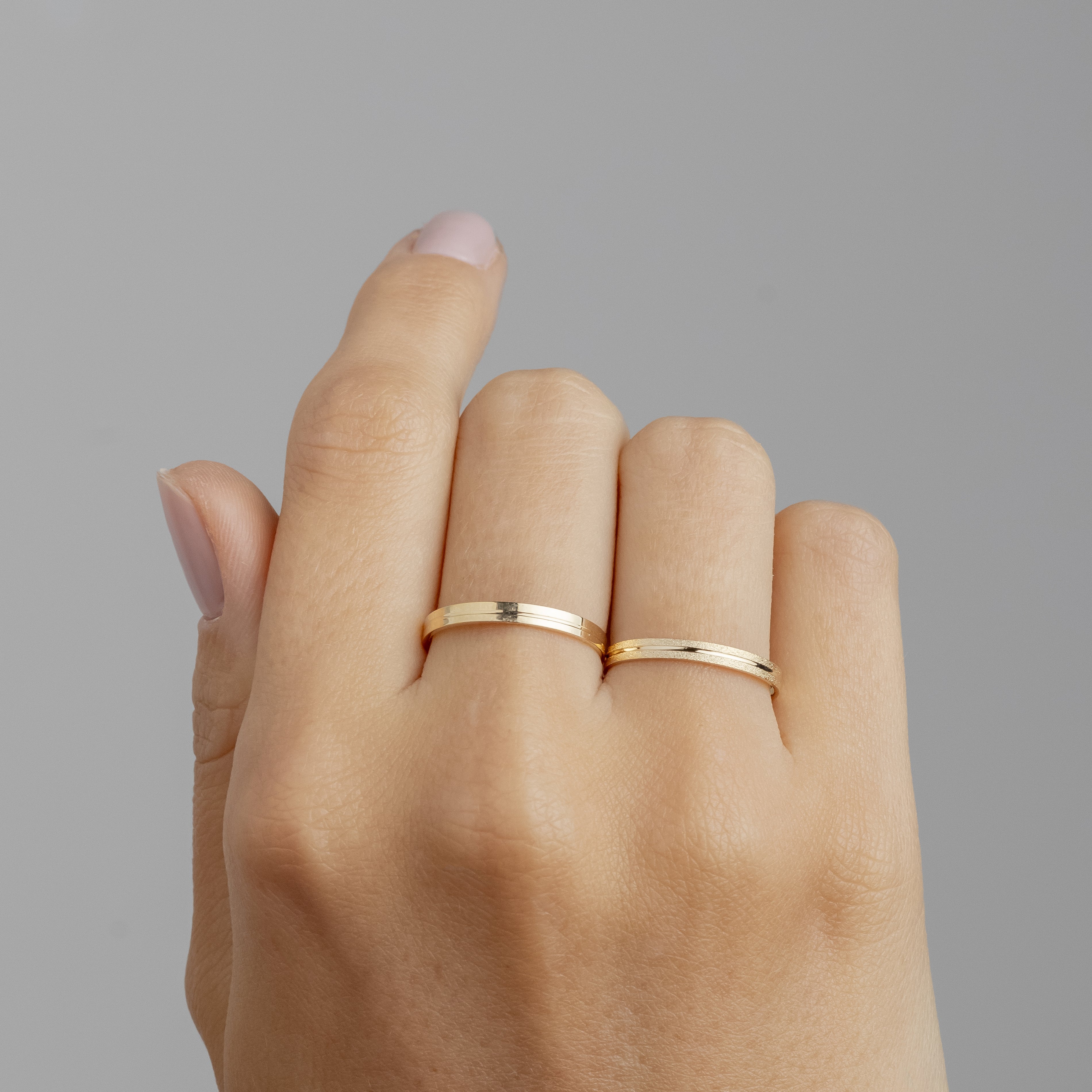 Alianças de Casamento Dulce Duo Ouro 18K 2mm + Anel Brinde (Envio Full)