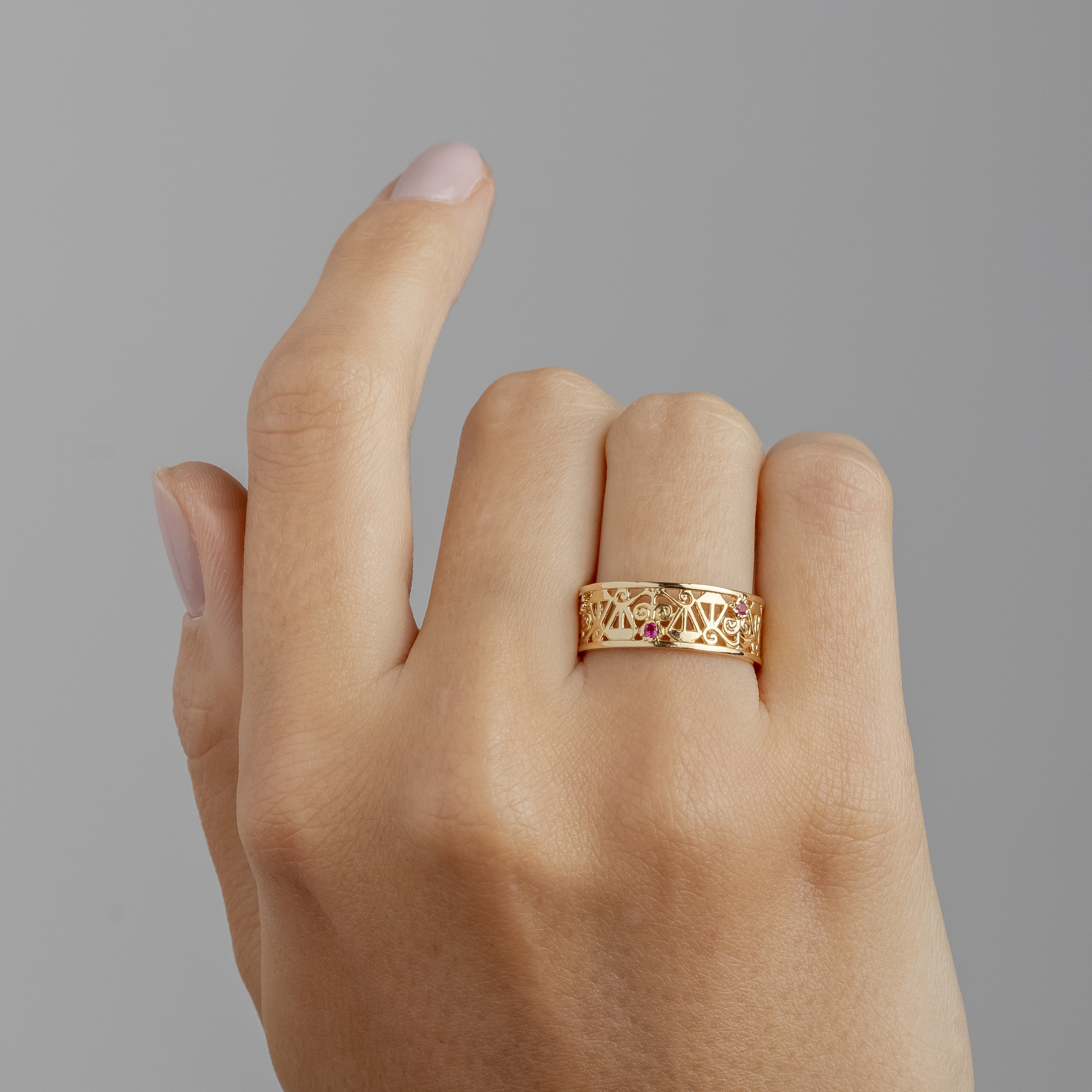 Anel Formações Ouro 18K