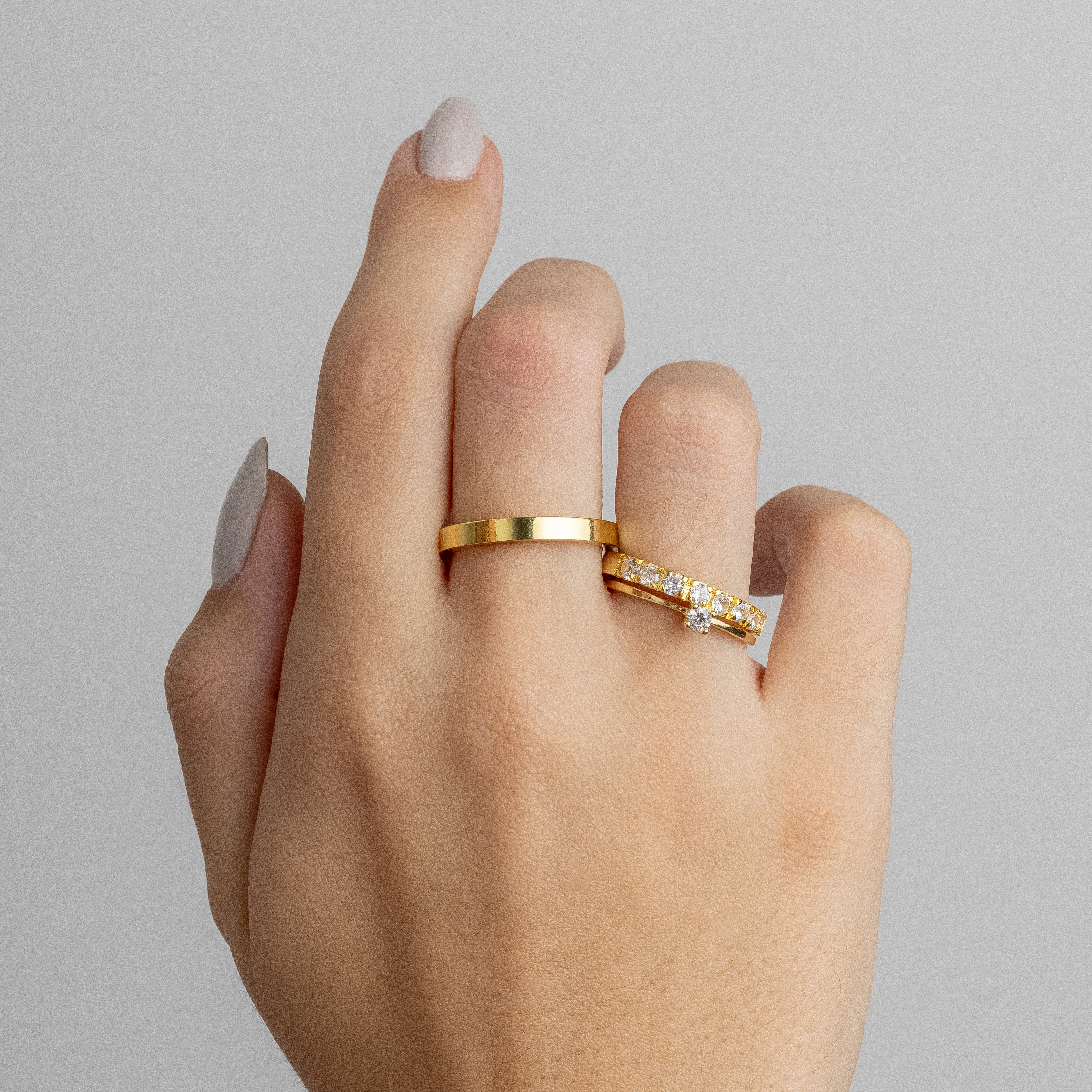 Alianças de Casamento Queen Ouro 18K 3mm + Anel Brinde