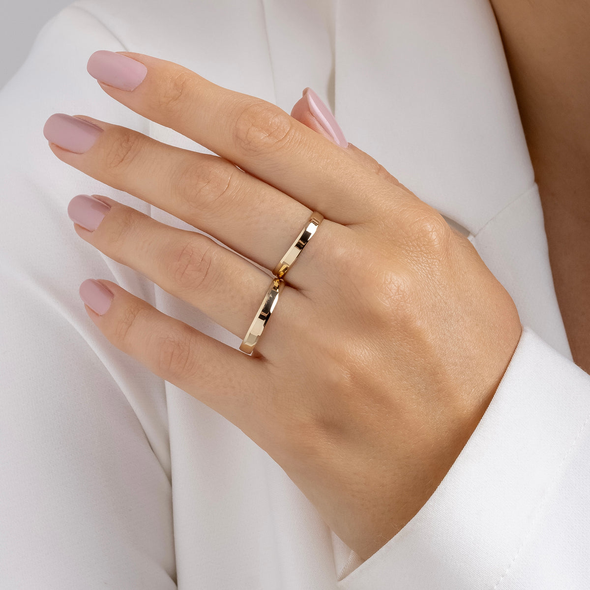 Alianças de Casamento Italian Ouro 10K 3mm + Anel Brinde
