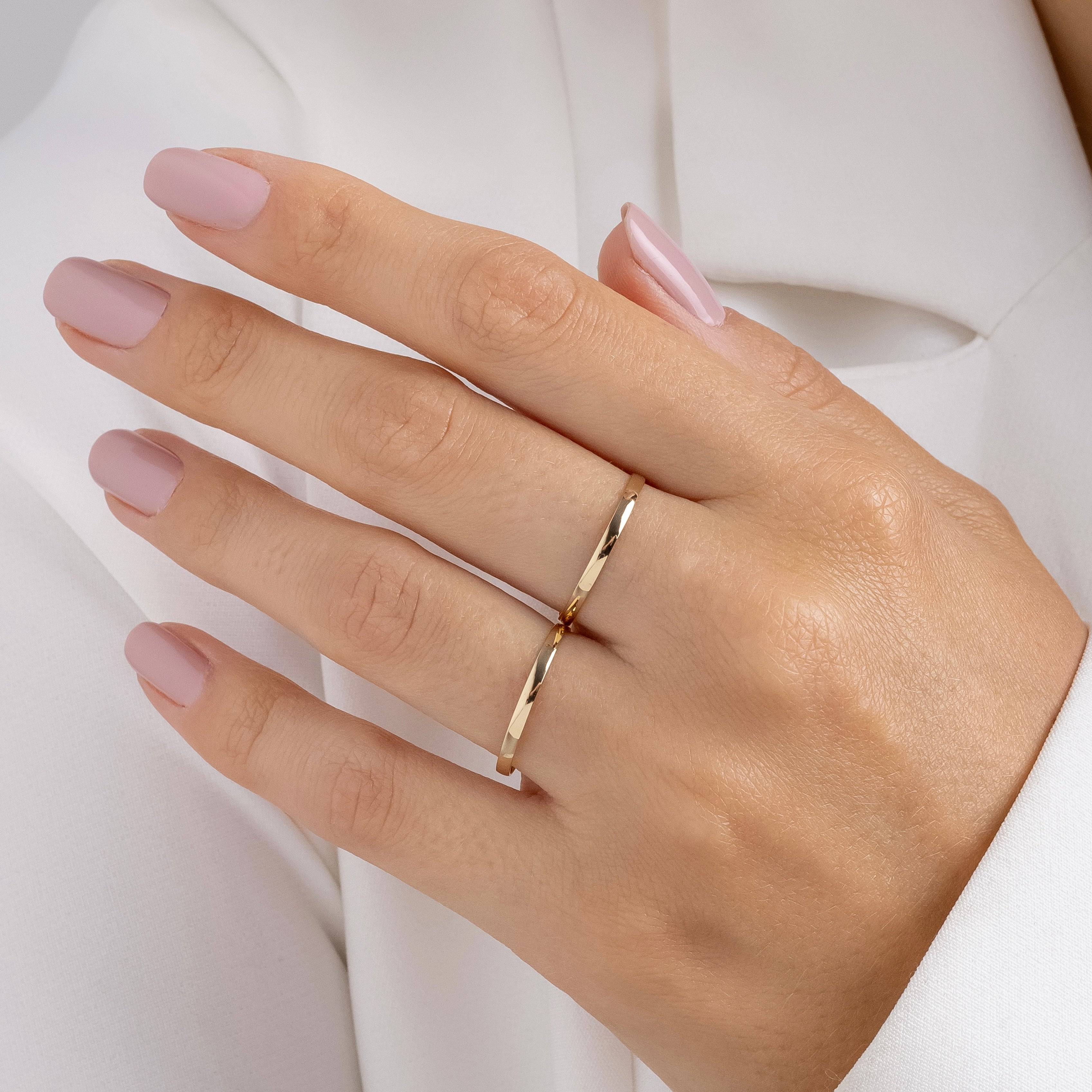 Alianças de Casamento Classic Ouro 10K 1,5mm + Anel Brinde