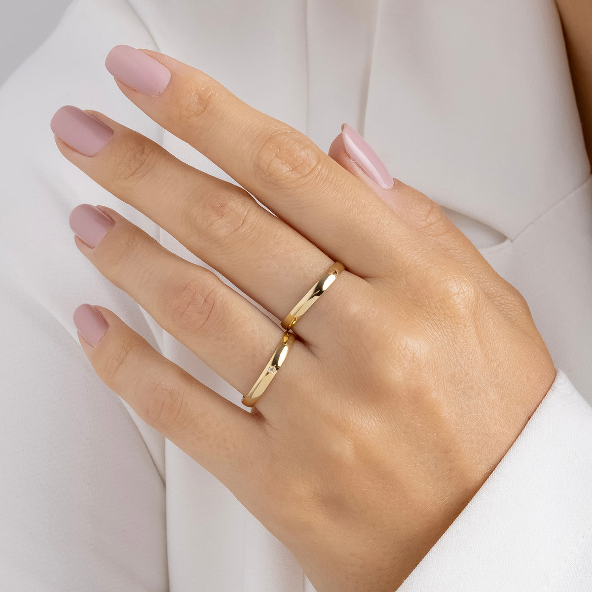 Alianças de Casamento Classic Ouro 10K 3mm + Anel Brinde