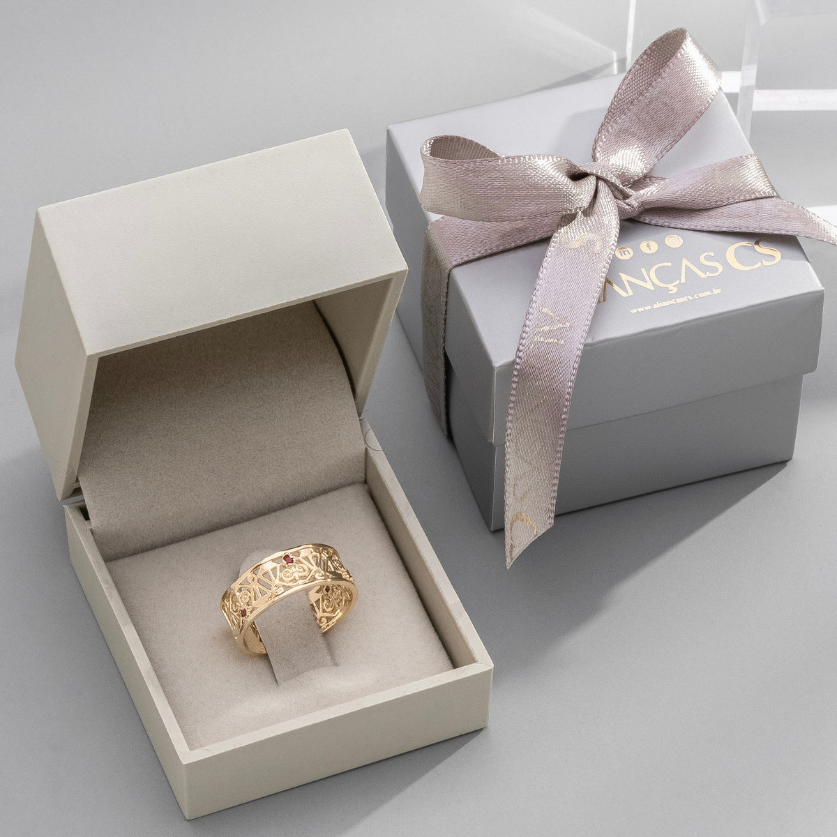 Anel Formações Ouro 18K