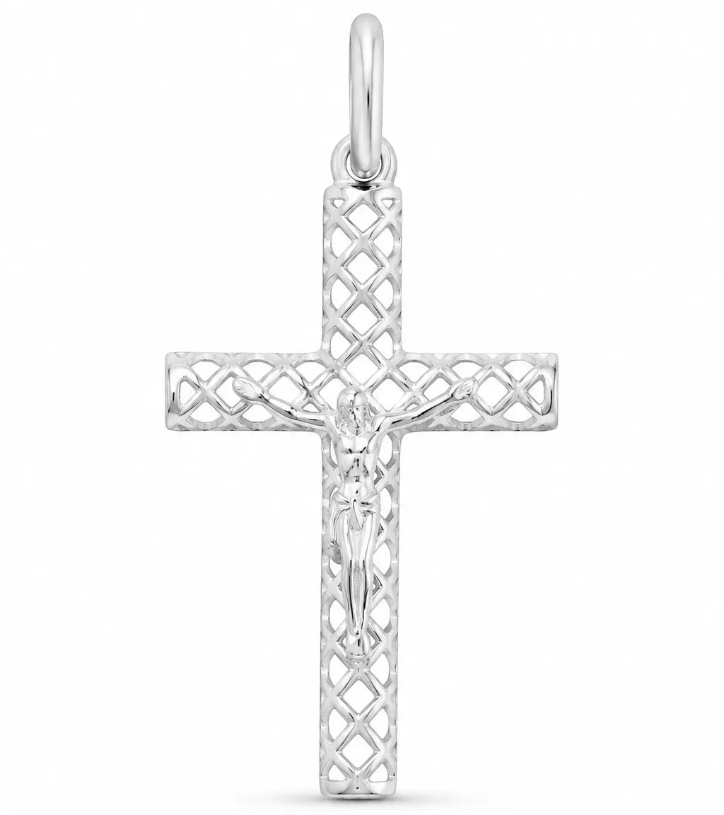 Pingente Jesus Cristo em Prata 925