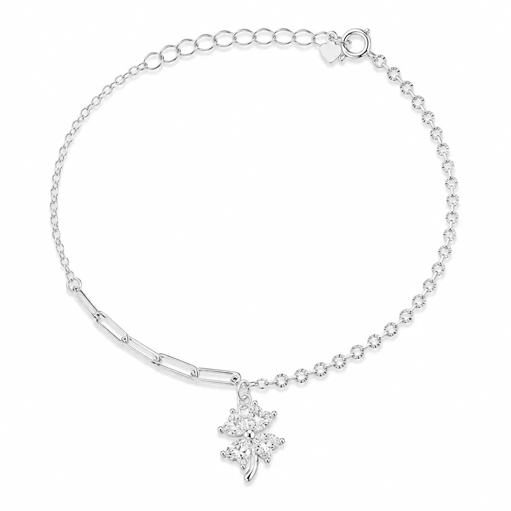 Pulseira Belle Ciel em Prata 925 com Zircônias Cristais 18cm